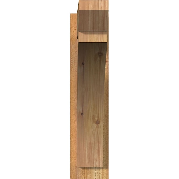 Thorton Slat Rough Sawn Outlooker, Western Red Cedar, 6W X 26D X 26H